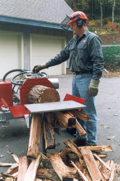 TW-5, firewood, log splitter, 4-way, splitting wedge, hydraulic log lift