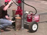 log splitter, firewood splitter, wood splitter, hydraulic log splitter