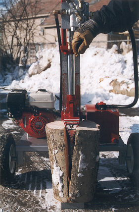 TW-5, firewood, log splitter, 4-way, splitting wedge, hydraulic log lift